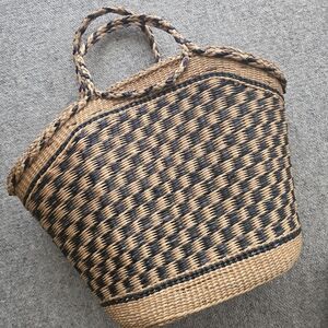 Bolga Market Basket Large Handwoven Ghana Africa